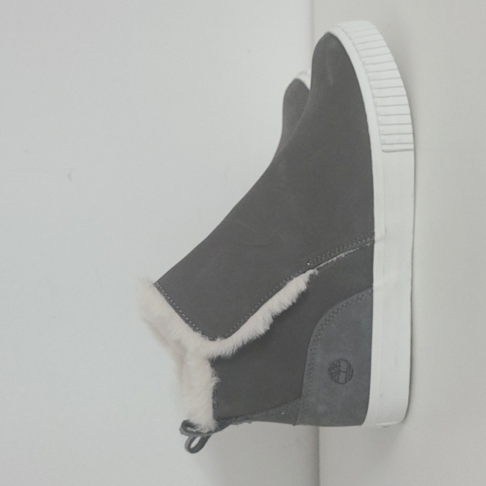 Timberland Grey Suede Fur boot